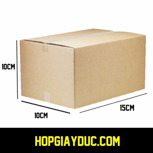 Hộp Carton COD B28 – 15x10x10 Cm