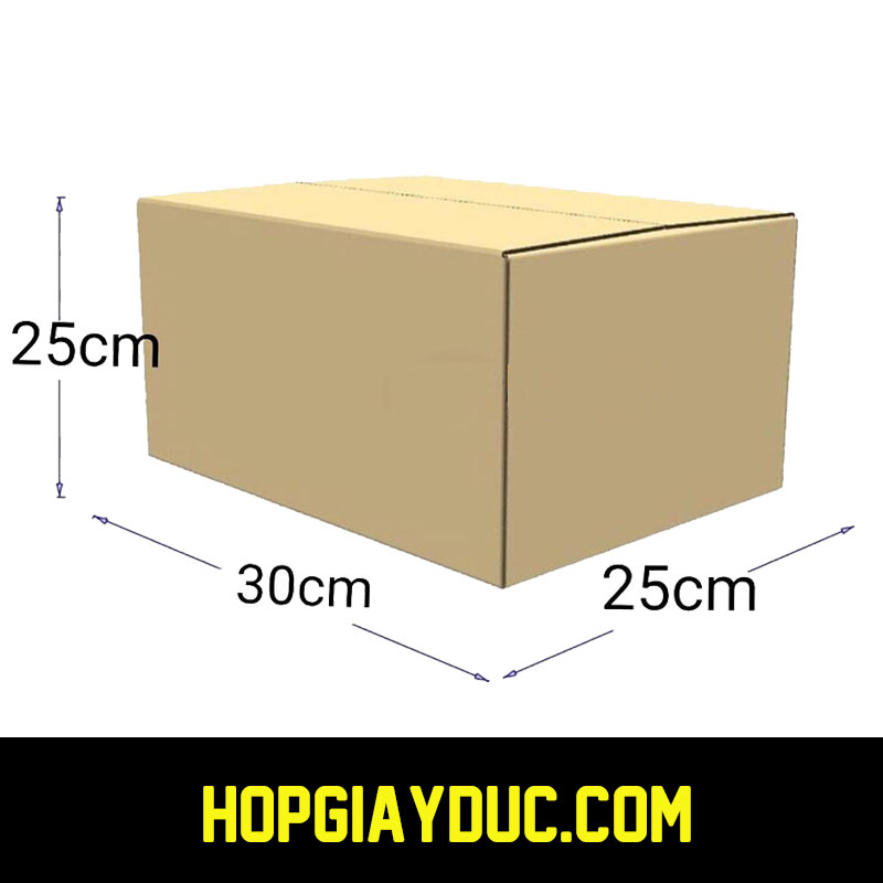 Hộp Carton COD B20 – 30x25x25 Cm