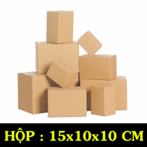 Hộp Carton COD B28 – 15x10x10 Cm