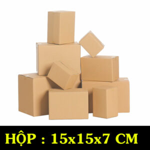 Hộp Carton COD B45 – 15x15x7 Cm