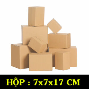 Hộp Carton COD B42 – 7x7x17 Cm
