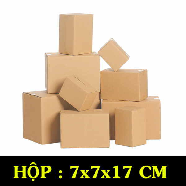 Hộp Carton COD B42 – 7x7x17 Cm