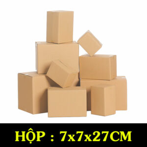 Hộp Carton COD B60– 7x7x27 Cm
