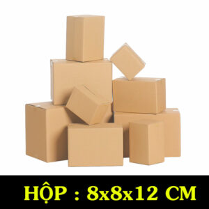 Hộp Carton COD B26 – 8x8x12 Cm