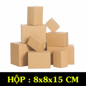 Hộp Carton COD B29 – 8x8x15 Cm